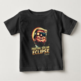Camiseta De Bebé Información de Trump sobre el eclipse solar parcia