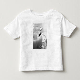 Camiseta De Bebé Infrarrojo, Blanco y Negro,taza, vaso, café,