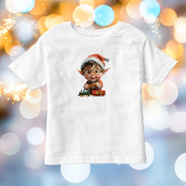 Camiseta De Bebé Ingeniería de Navidades bebés Elf Toddler's Tee