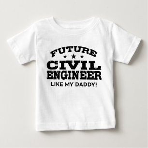 Camiseta De Bebé Ingeniero Civil Futuro