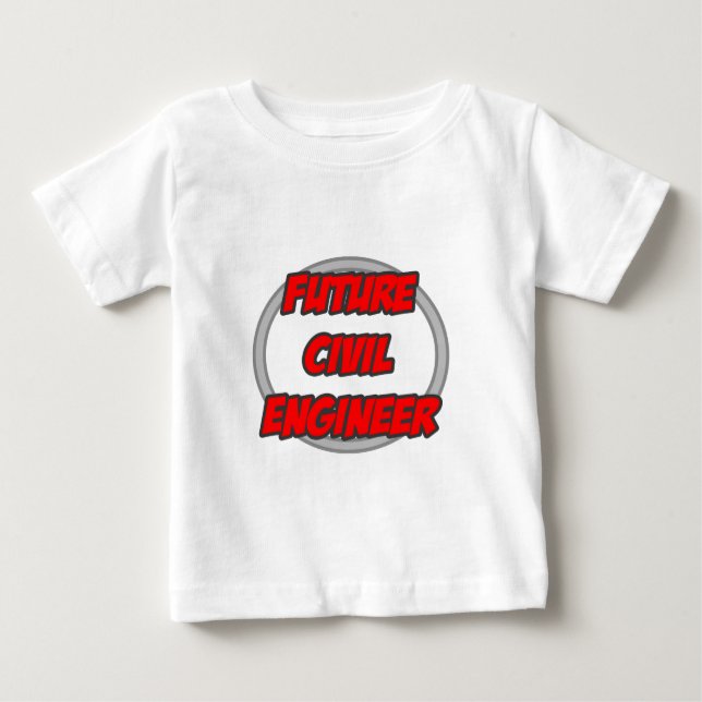 Camiseta De Bebé Ingeniero Civil Futuro (Anverso)