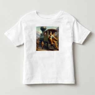 Camiseta De Bebé Ingeniero de trenes de pie