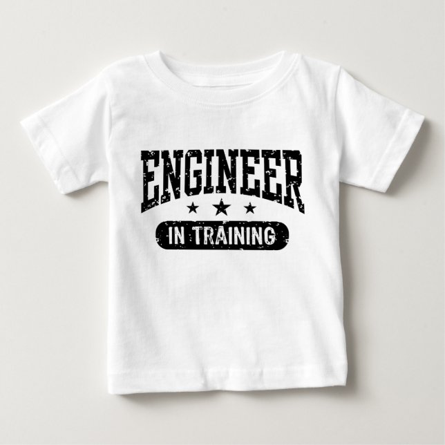 Camiseta De Bebé Ingeniero en capacitación (Anverso)