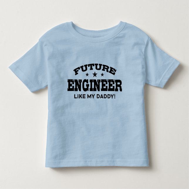 Camiseta De Bebé Ingeniero futuro (Anverso)