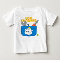 Ingeniero futuro 2 oso lindo para el bebé