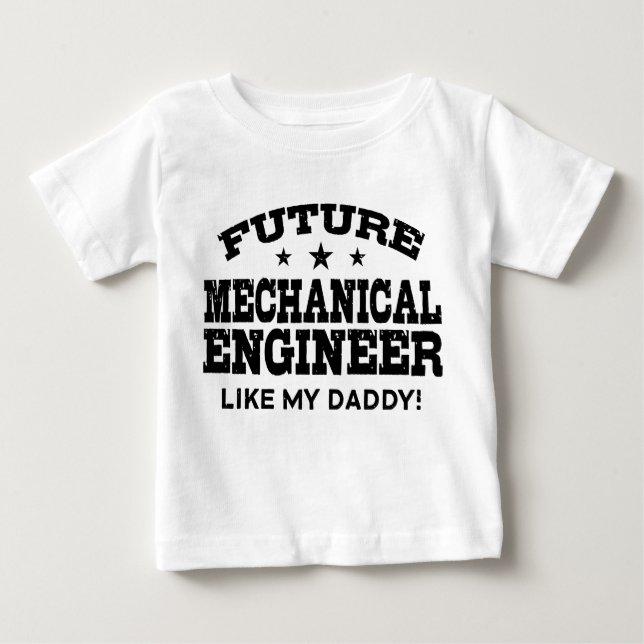 Camiseta De Bebé Ingeniero Mecánico Futuro (Anverso)