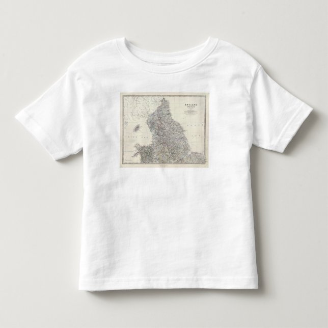 Camiseta De Bebé Inglaterra, País de Gales N (Anverso)
