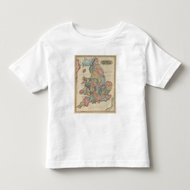 Camiseta De Bebé Inglaterra y País de Gales 2 (Anverso)