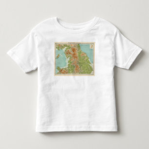 Camiseta De Bebé Inglaterra y País de Gales, sección septentriona