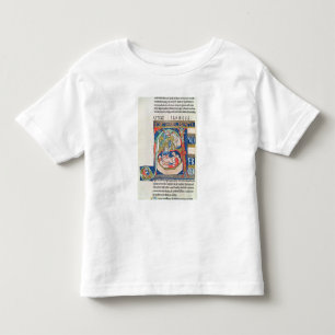 Camiseta De Bebé Inicial "A" de Historiated que representa a Daniel