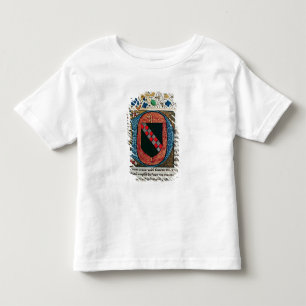 Camiseta De Bebé Inicial "D" de Historiated que representa el