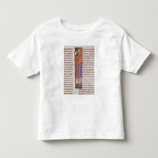Camiseta De Bebé Inicial de Historiated "yo" que representa (Anverso)
