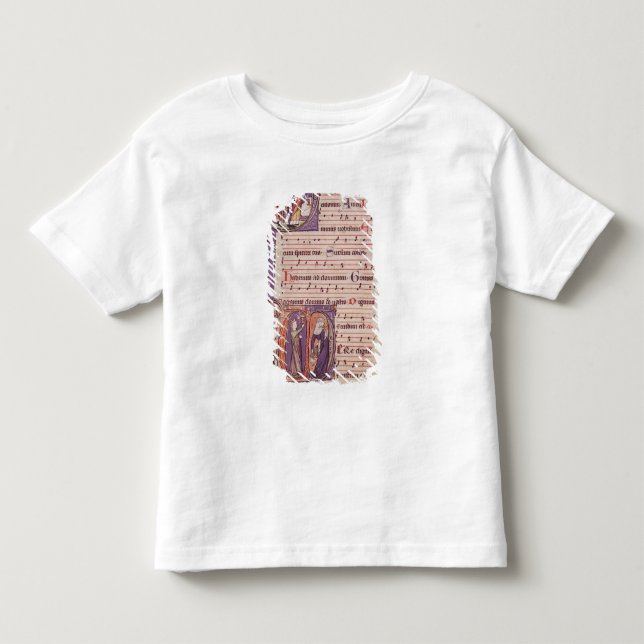 Camiseta De Bebé Iniciales 'P de Historiated (Anverso)