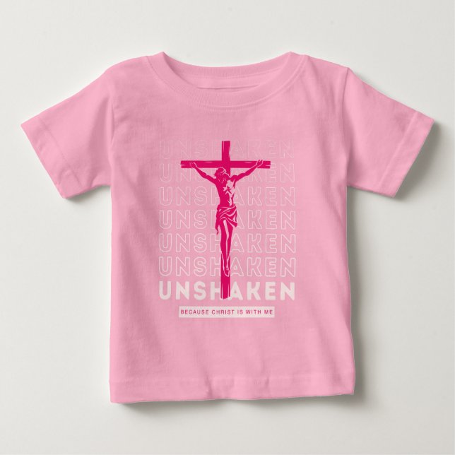 Camiseta De Bebé Inquebrantable - Espíritu Santo Dios Espiritual Ro (Anverso)