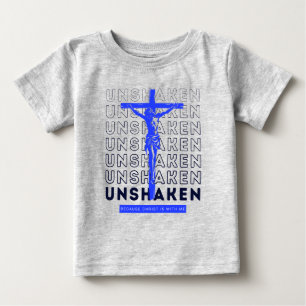 Camiseta De Bebé Inquebrantable - Gráfico Cristiano Jesús Dios Orac