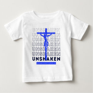 Camiseta De Bebé Inquebrantable - Oración Espiritual Dios Gráfico