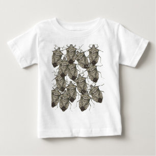 Camiseta De Bebé Insectos del hedor bedazzled
