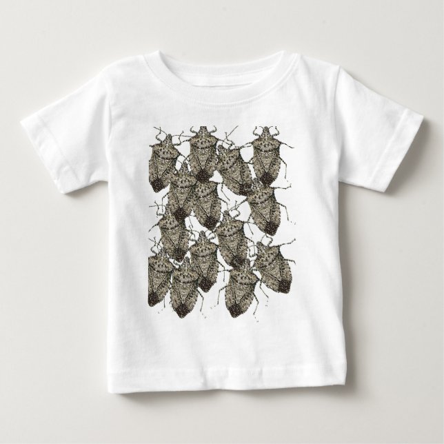 Camiseta De Bebé Insectos del hedor bedazzled (Anverso)