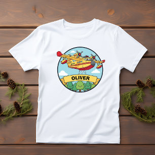 Camiseta De Bebé Insígnia de avión de lucha contra incendios de dib