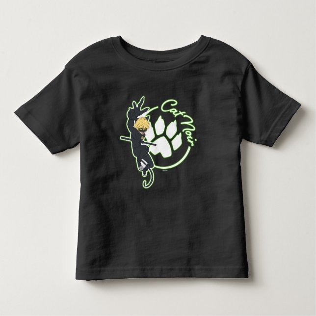 Camiseta De Bebé Insígnia de Cat Noir (Anverso)