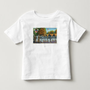 Camiseta De Bebé Inspección en el campo, soldados en la formación