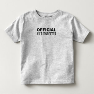 Camiseta De Bebé Inspector oficial de matanza del Orgullo escocés