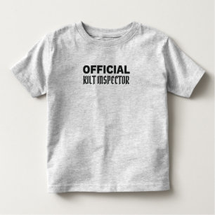 Camiseta De Bebé Inspector oficial del Orgullo escocés
