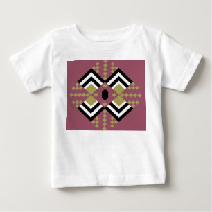 Camiseta De Bebé Inspiración en el tejido Art Deco