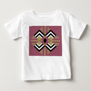 Camiseta De Bebé Inspiración en el tejido Art Deco
