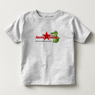Camiseta De Bebé Insta-Gator - Cuando el problema no espere