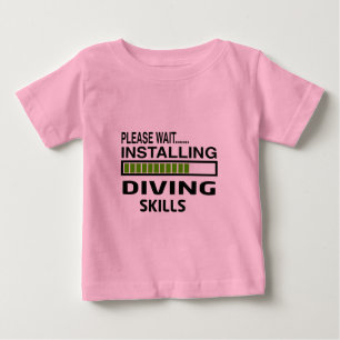 Camiseta De Bebé Instalación de habilidades del salto