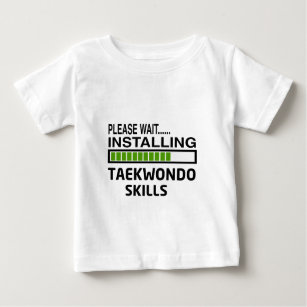 Camiseta De Bebé Instalación de las habilidades del Taekwondo