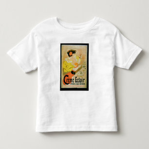 Camiseta De Bebé Instante Dessert del Eclair de la nata de la