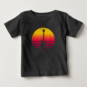Camiseta De Bebé Instrumento Guitar Sunset Electric Rock Music Love