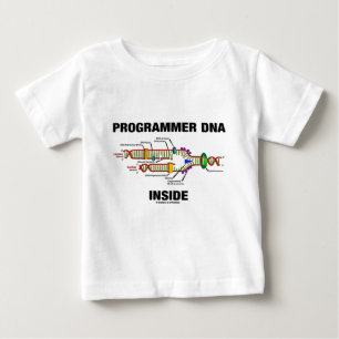 Camiseta De Bebé Interior de la DNA del programador (réplica de la