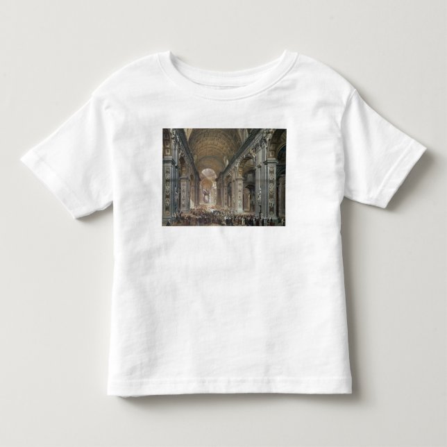 Camiseta De Bebé Interior de San Pedro, Roma, 1867 (Anverso)