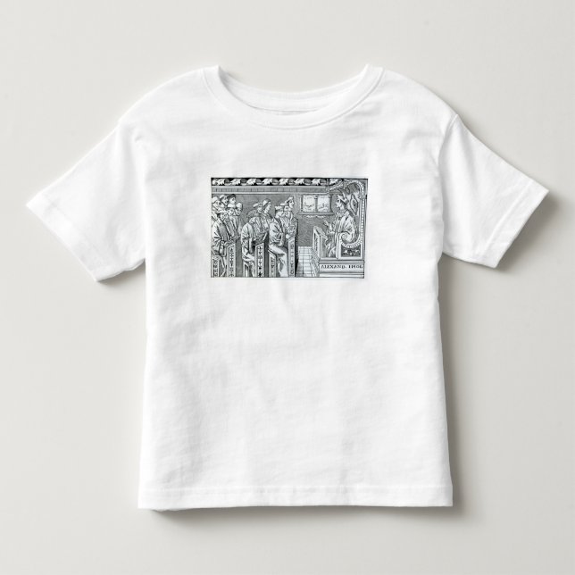 Camiseta De Bebé Interior de una escuela (Anverso)