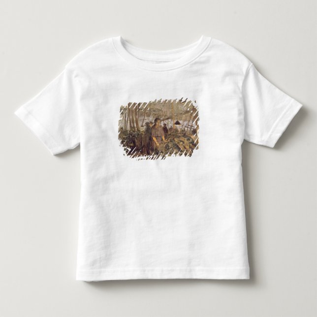 Camiseta De Bebé Interior de una fábrica de las municiones (Anverso)
