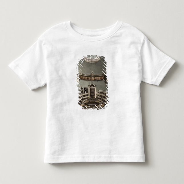 Camiseta De Bebé Interior del teatro de la anatomía, Cambridge, (Anverso)