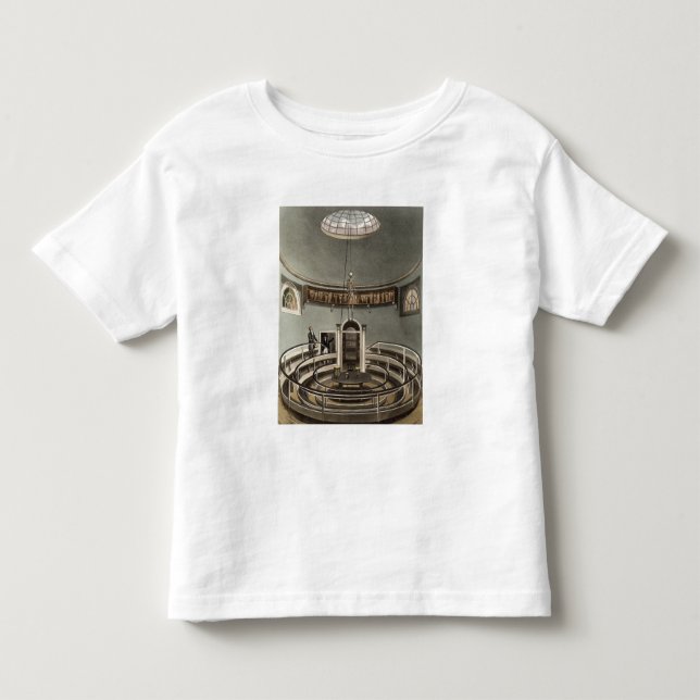 Camiseta De Bebé Interior del teatro de la anatomía, Cambridge, (Anverso)