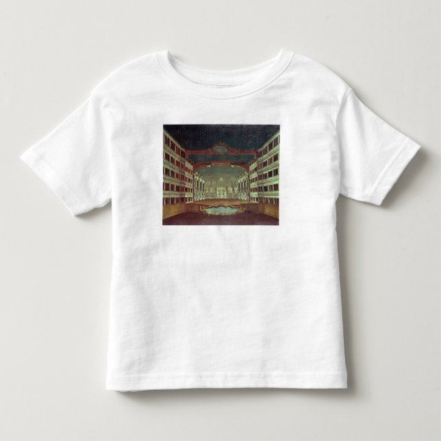 Camiseta De Bebé Interior del teatro de San Samuele, Venecia (Anverso)