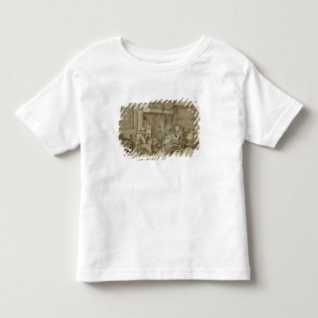 Camiseta De Bebé Interior holandés, 1617 (Anverso)