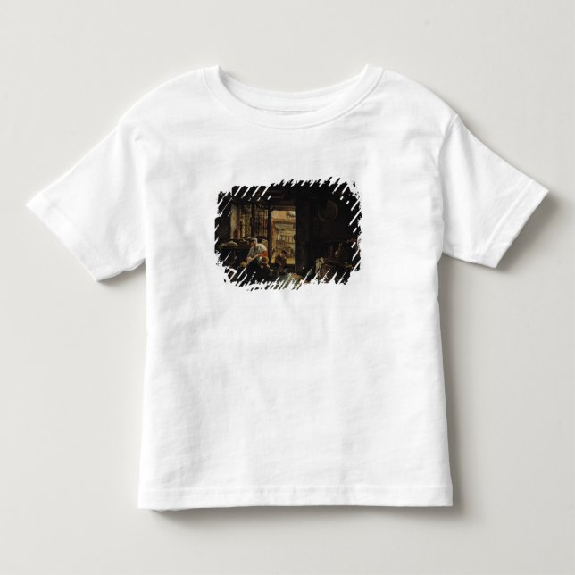 Camiseta De Bebé Interior rústico (Anverso)