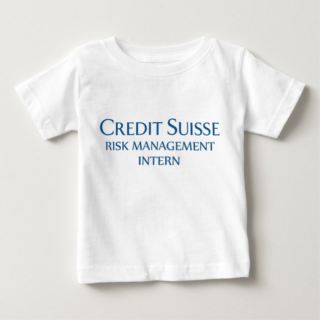 Camiseta De Bebé Internos de Gestión de Riesgos de Riesgo de Crédit (Anverso)