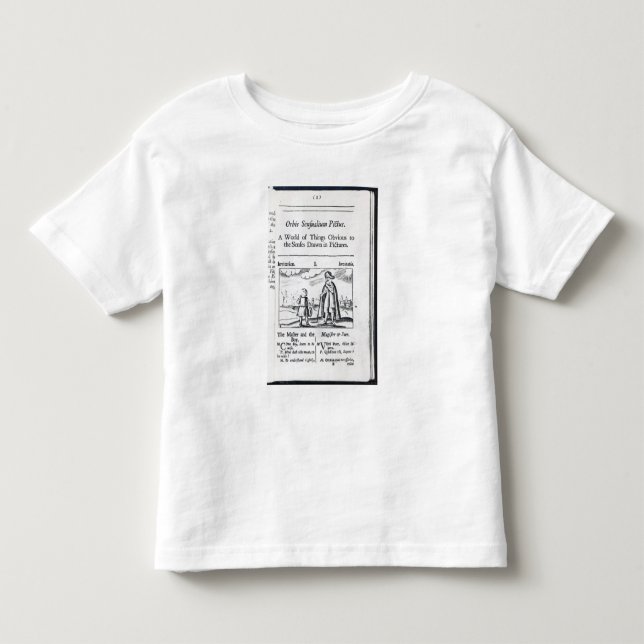 Camiseta De Bebé Introducción a 'Orbis Sensualium Pictus (Anverso)