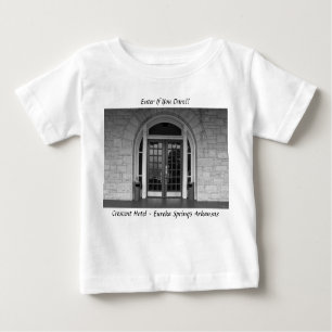 Camiseta De Bebé Introduzca Si Se Atreve A La Escala De Grises