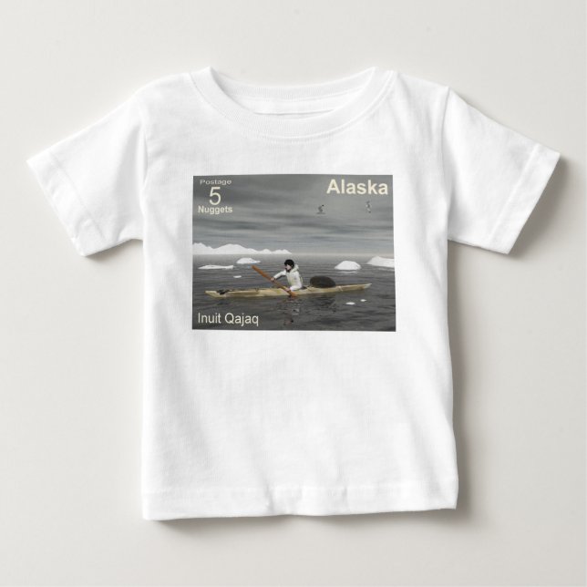 Camiseta De Bebé Inuit Kayak (Anverso)