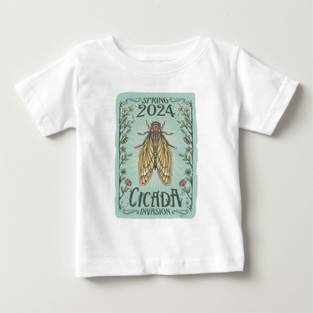 Camiseta De Bebé Invasión de la Primavera de 2024 (Anverso)