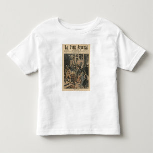 Camiseta De Bebé Invierno en París, alrededor del brasero