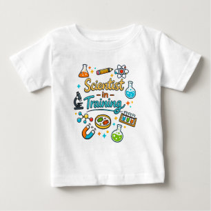 Camiseta De Bebé Invitación a Jóvenes Científicos en Formación